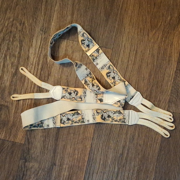 Rare Vintage Nymph Aphrodite Suspenders Braces. Made in England - Picture 10 of 15